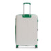 United Colors of Benetton Emerald Hard Luggage white