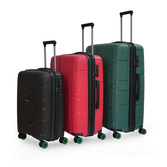 United Colors of Benetton Moonstone Hard Luggage Red