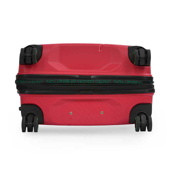 United Colors of Benetton Moonstone Hard Luggage Red