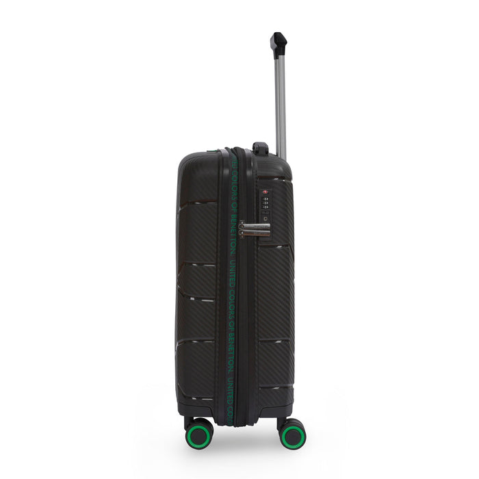 United Colors of Benetton Moonstone Hard Luggage Black