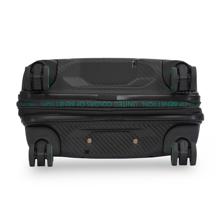 United Colors of Benetton Moonstone Hard Luggage Black