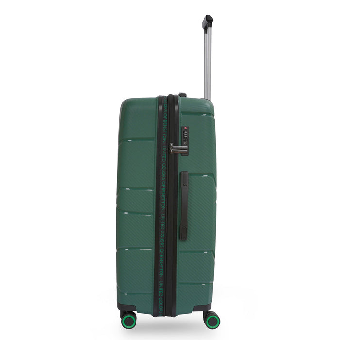 United Colors of Benetton Moonstone Hard Luggage Green