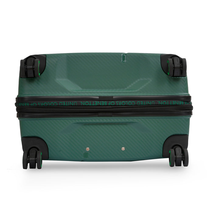 United Colors of Benetton Moonstone Hard Luggage Green