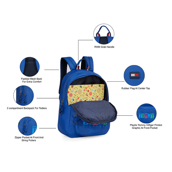 Tommy Hilfiger Pinocchio Back to School Backpack Blue