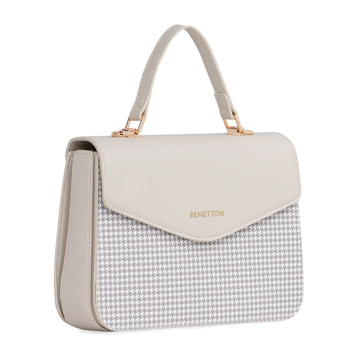 United Colors of Benetton Caralie Mini Satchel Beige