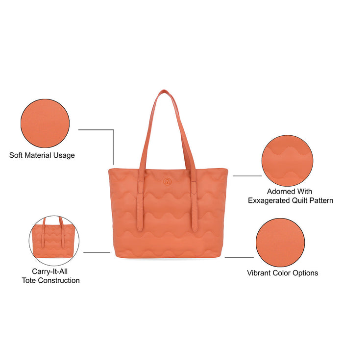 United Colors of Benetton Cora Tote Rust