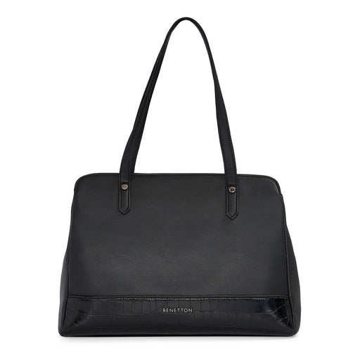 United Colors of Benetton Alina Satchel Black