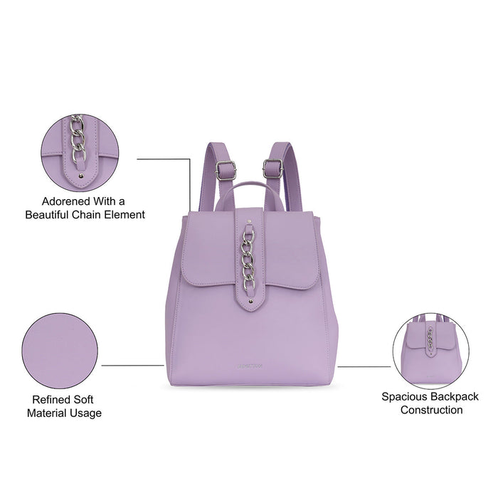 United Colors of Benetton Astrid Backpack Lavander