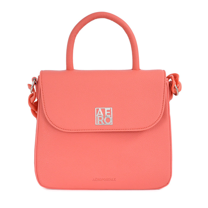 Aeropostale Rena Mini Satchel Handbag Pink