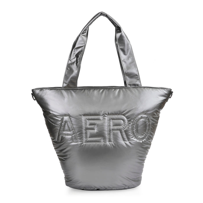 Aeropostale Kinsley Tote Handbag Sliver