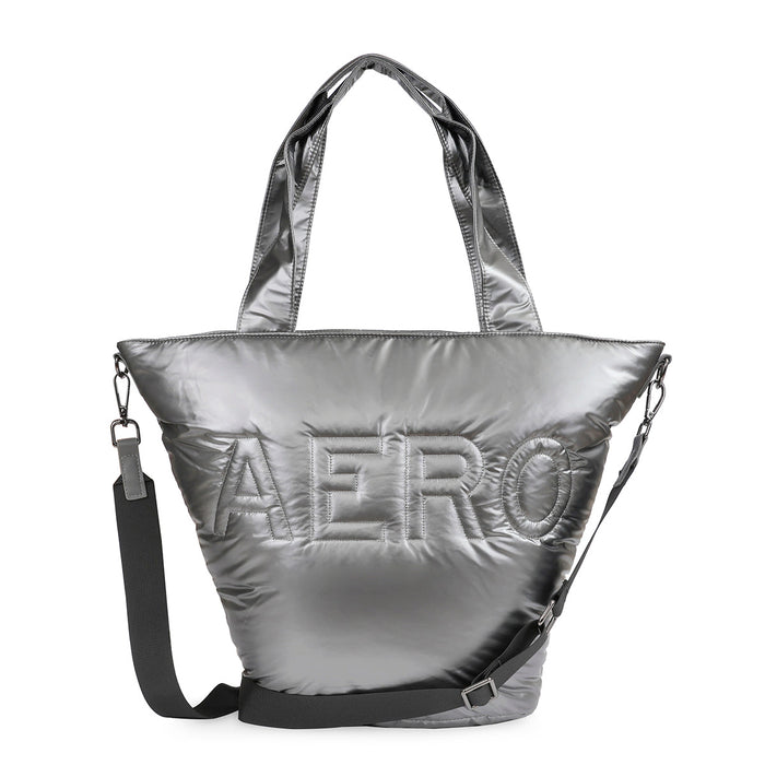 Aeropostale Kinsley Tote Handbag Sliver