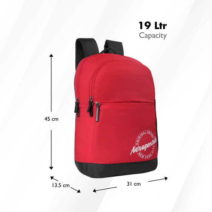 Aeropostale Saturn Non Laptop Backpack Red