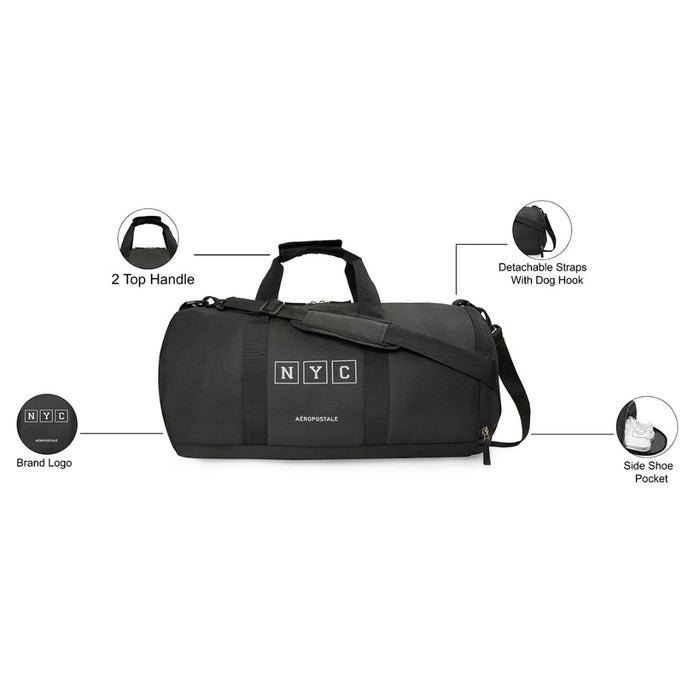 Aeropostale Dryden Duffle Bag Black