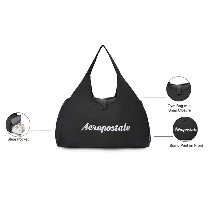 Aeropostale Mayfield Duffle Bag Black