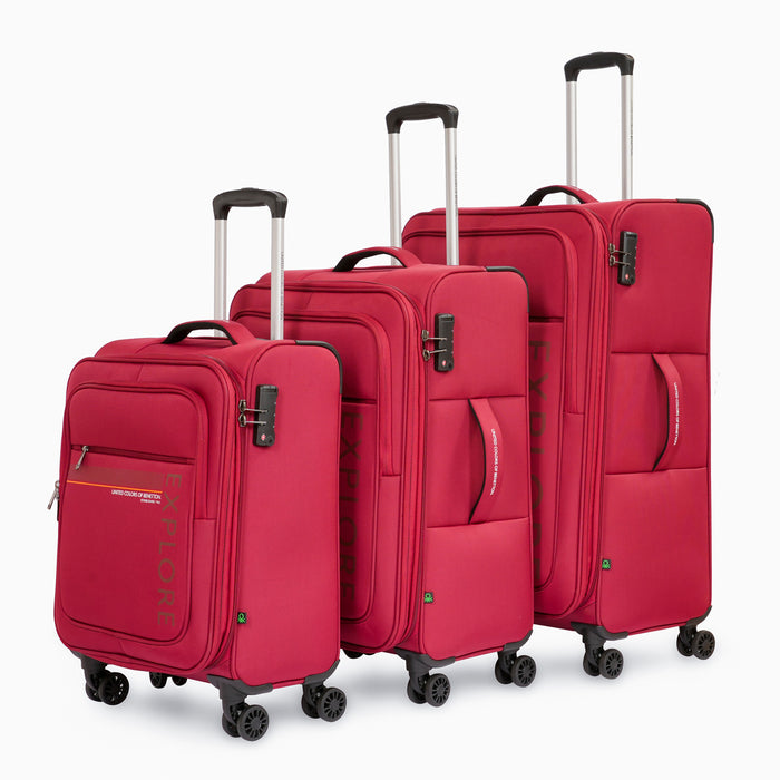 United Colors of Benetton Garret Soft Luggage Wine Cargo