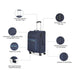 United Colors of Benetton Garret Soft Luggage Navy Mid