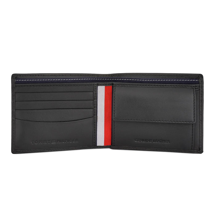 Tommy Hilfiger Ale Men'sa Men's Global Coin Wallet Black