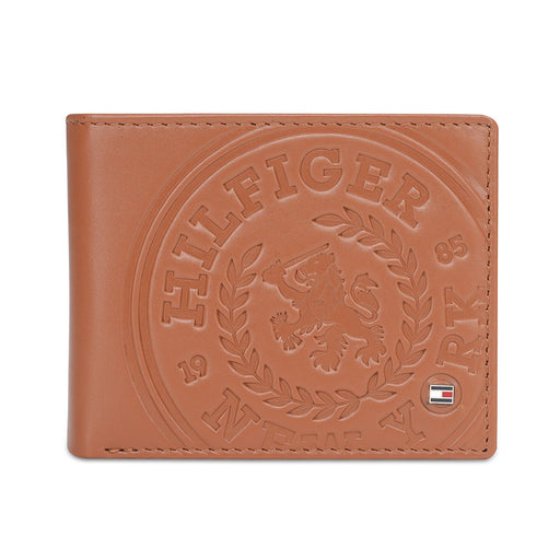 Tommy Hilfiger Ale Men'sa Men's Multicard Coin Wallet Tan