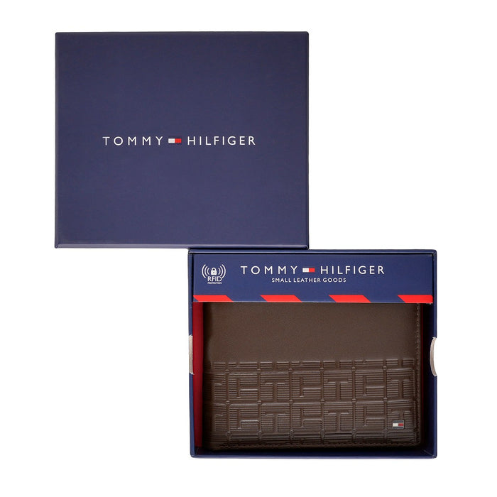 Tommy Hilfiger Berrien Men's Passcase Wallet Brown