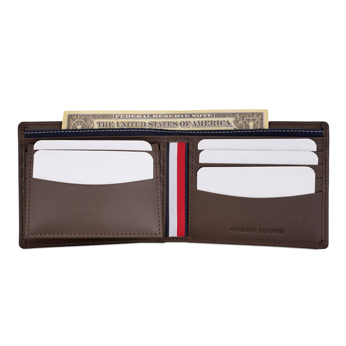 Tommy Hilfiger Berrien Men's Passcase Wallet Brown