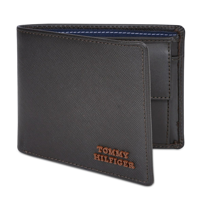 Tommy Hilfiger Benona Men's Global Coin Wallet Brown