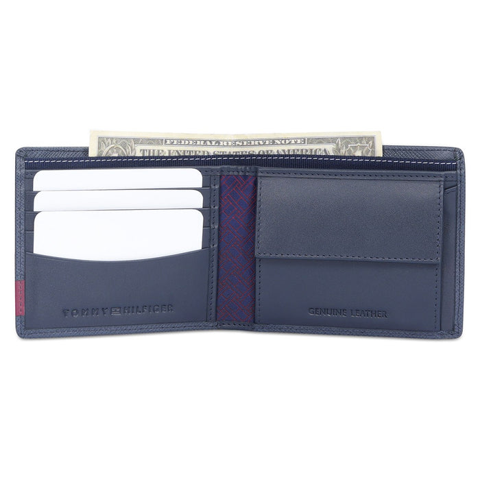 Tommy Hilfiger Brant Men's Global Coin Wallet Navy