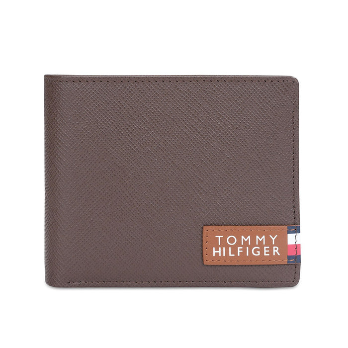 Tommy Hilfiger Brant Men's Global Coin Wallet Brown