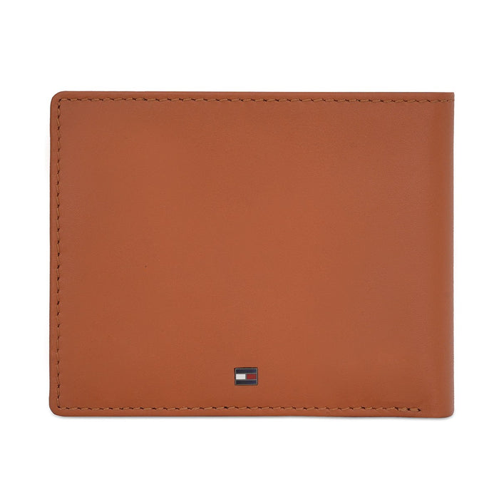 Tommy Hilfiger Bruce Men's Global Coin Wallet Tan