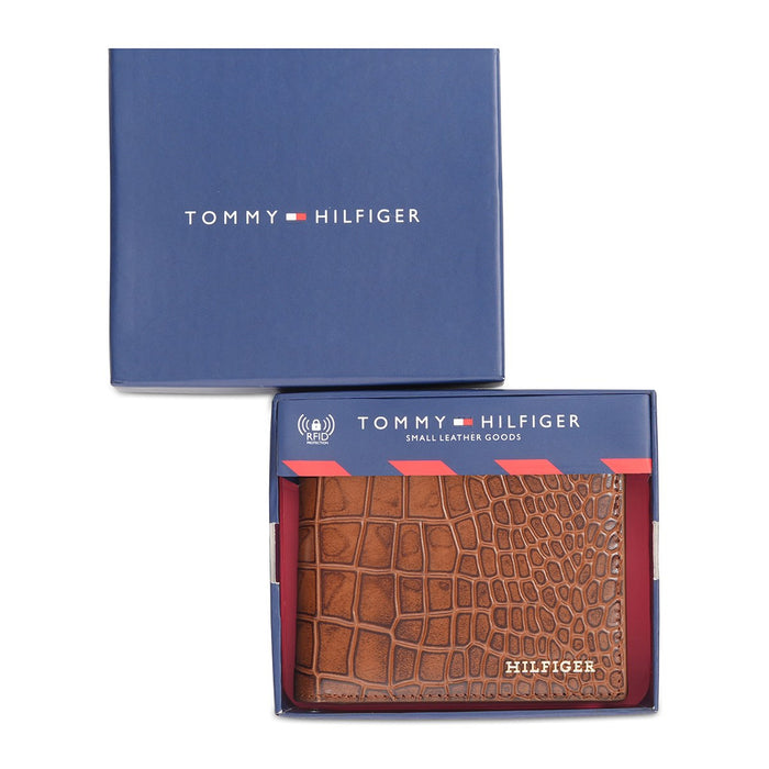 Tommy Hilfiger Shawano Men's Global Coin Wallet Tan