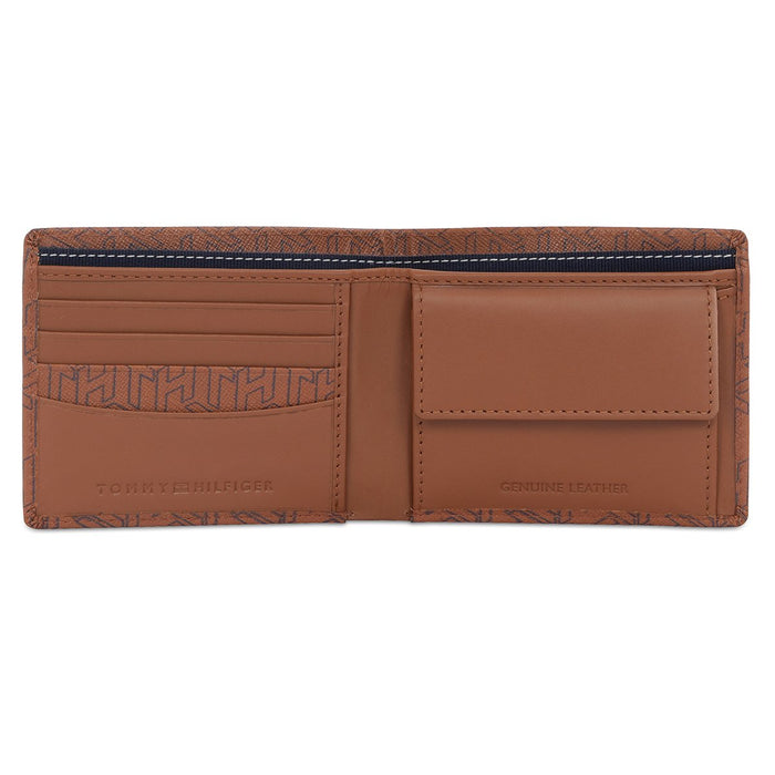 Tommy Hilfiger Bagley Men's Global Coin Wallet Tan