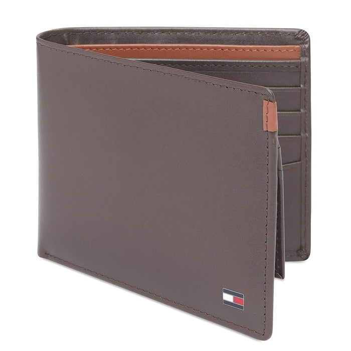 Tommy Hilfiger Bellevue Men's Passcase Wallet Brown