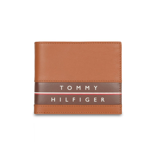 Tommy Hilfiger Rewey Passcase Wallet Tan