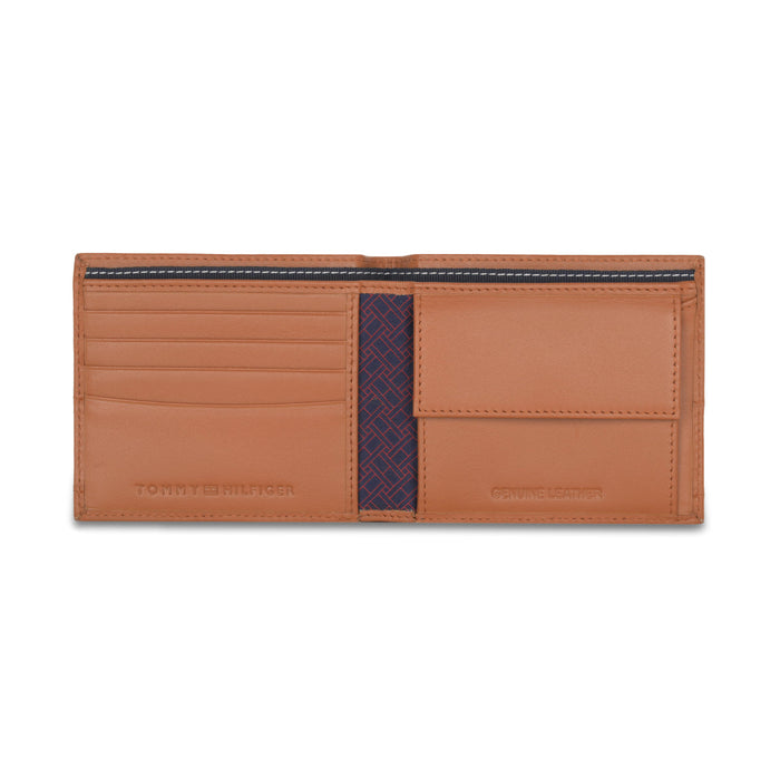 Tommy Hilfiger Rewey Passcase Wallet Tan