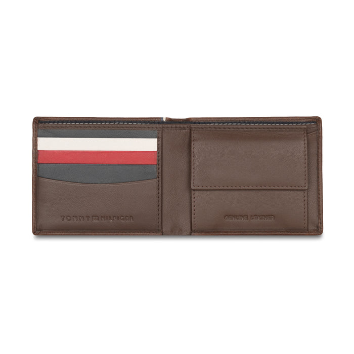 Tommy Hilfiger Steuben Global Coin Wallet Brown