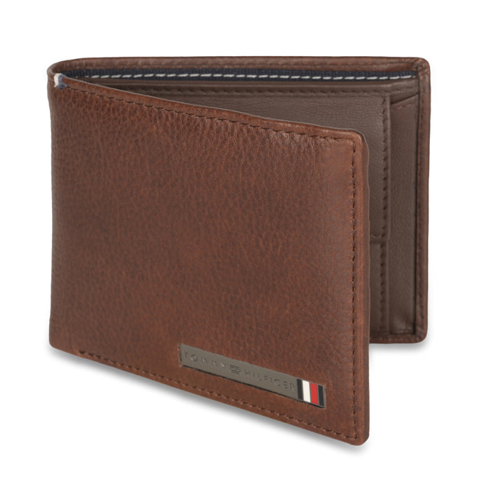 Tommy Hilfiger Steuben Global Coin Wallet Brown