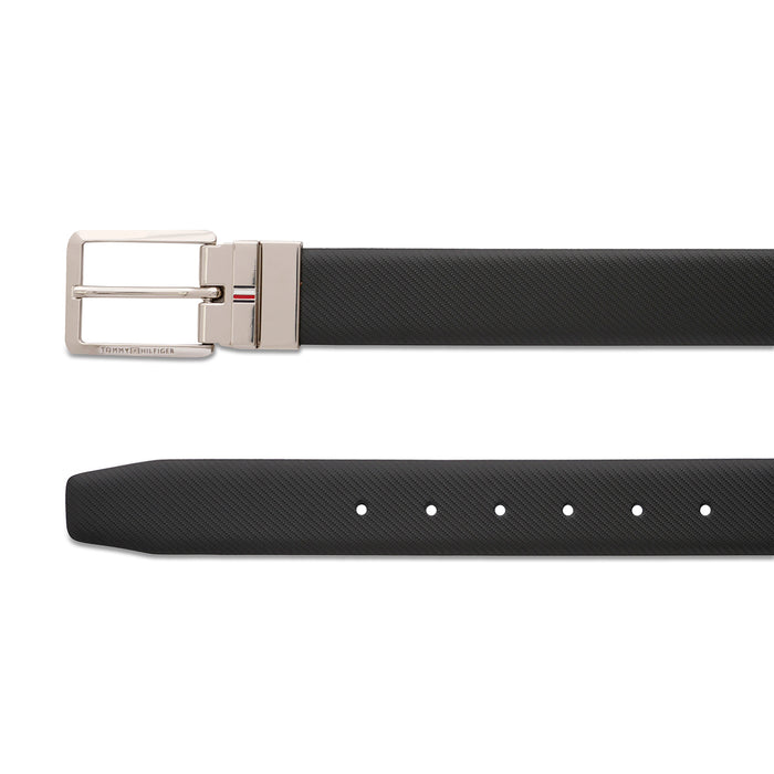 Tommy Hilfiger Pegville Men's Reversible Belt Black