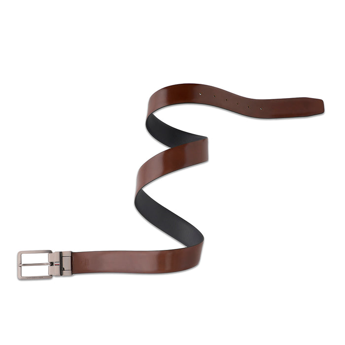 Tommy Hilfiger Pegville Men's Reversible Belt Tan