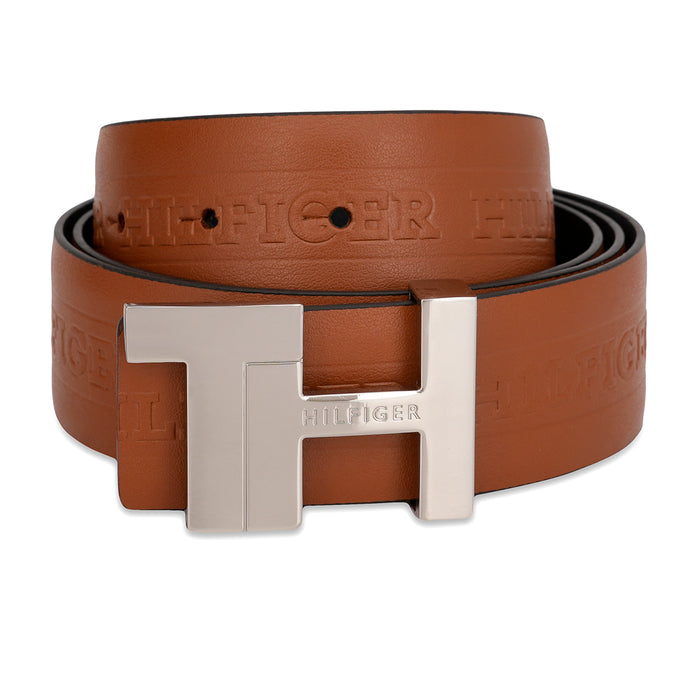 Tommy Hilfiger Burnham Men's Reversible Belt Tan