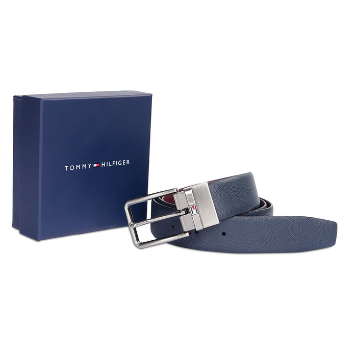 Tommy Hilfiger Odessa Men's Reversible Belt Navy