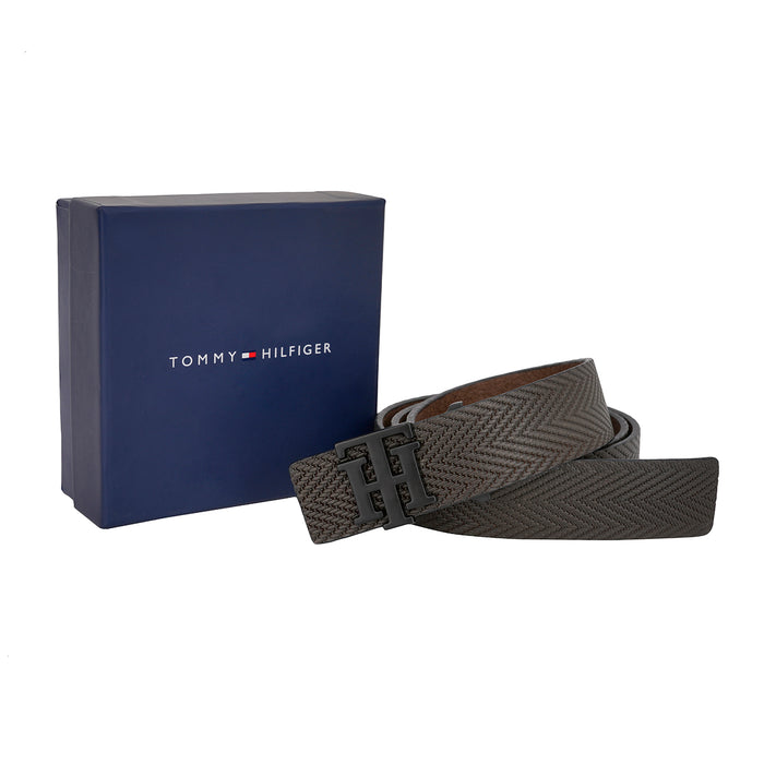 Tommy Hilfiger Mecosta Men's Non Reversible Belt olive