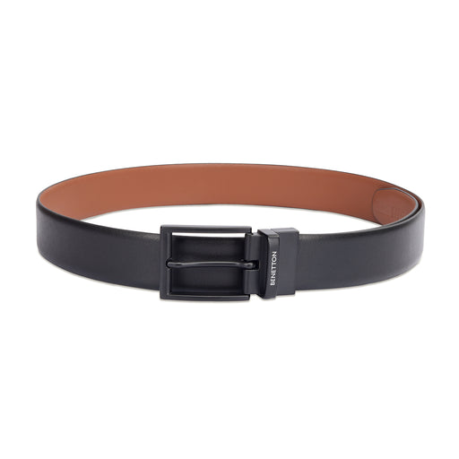 United Colors of Benetton Albane Men's Reversible Belt Black