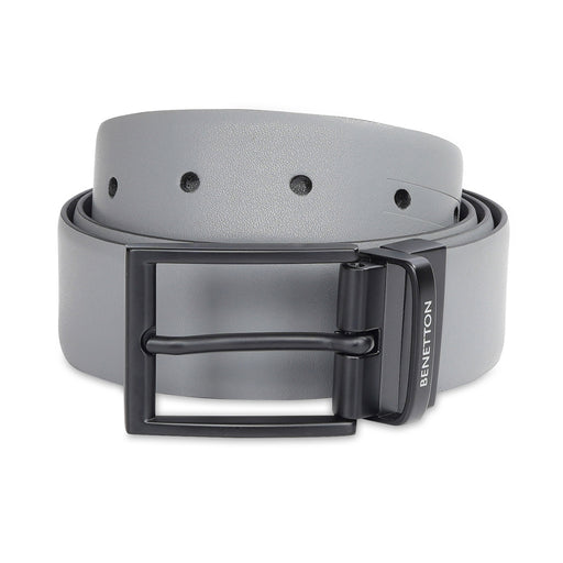 United Colors of Benetton Albane Men's Reversible Belt Gray