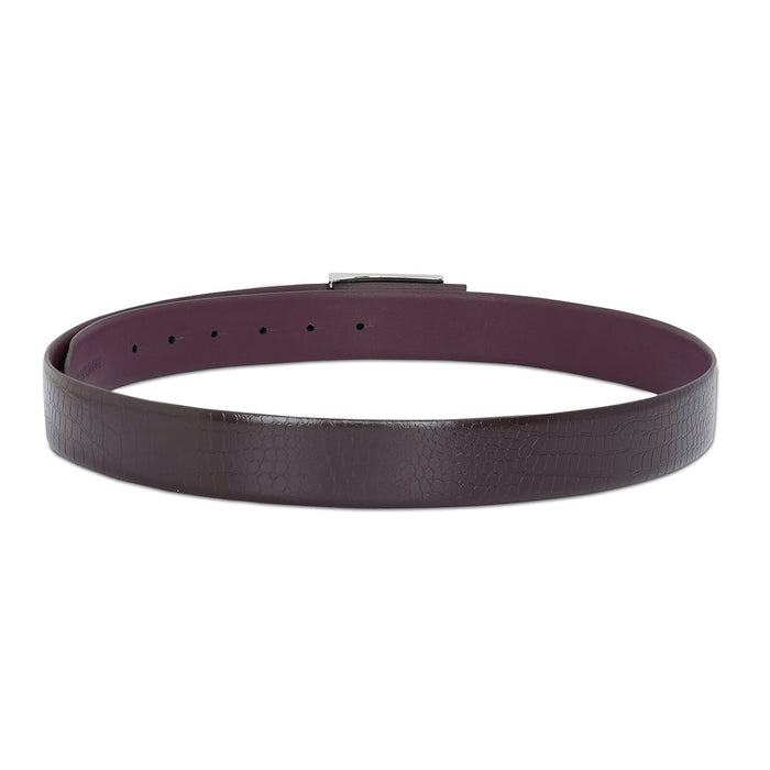 United Colors Of Benetton Romano Men's Reversible Belt Brown Wine