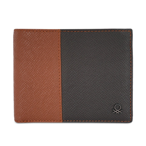 United Colors of Benetton Jacobo Passcase Wallet Brown
