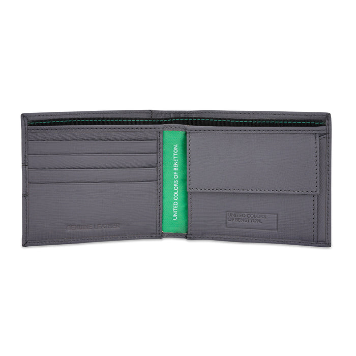 United Colors of Benetton Aracel Global Coin Wallet Grey