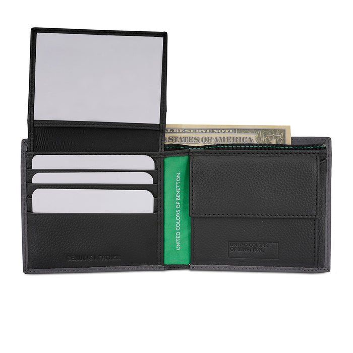 United Colors of Benetton Aelger Multicard Coin Wallet Gray