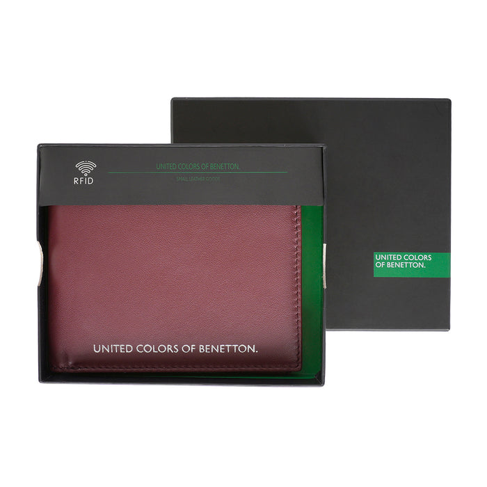 United Colors of Benetton Aelger Passcase Wallet Wine