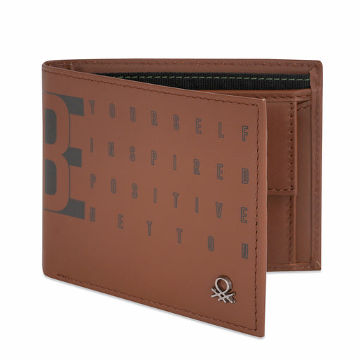 United Colors of Benetton Quinell Global Coin Wallet tan