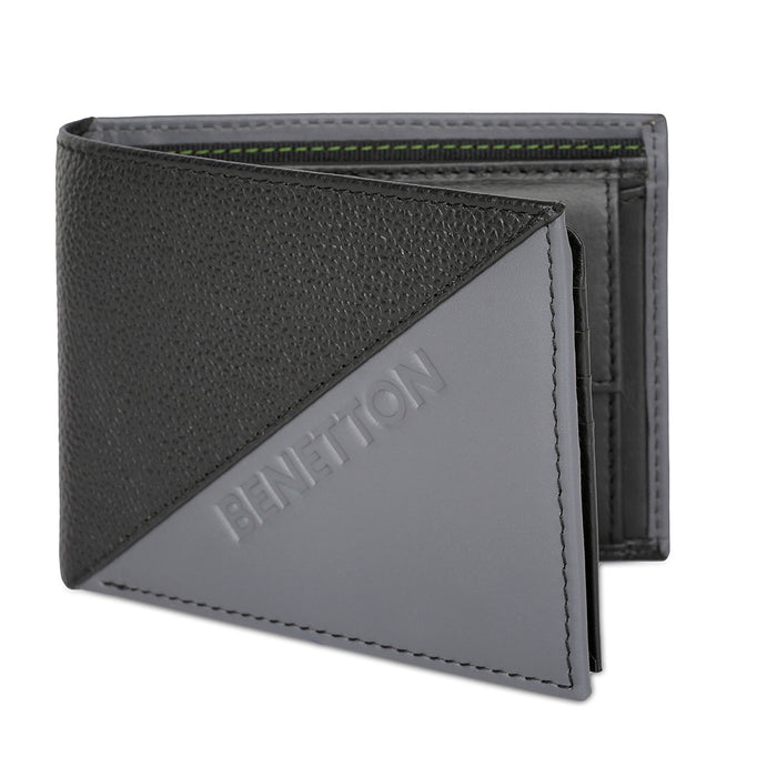 United Colors of Benetton Anselmo Multicard Coin Wallet Black