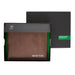 United Colors of Benetton Corso Passcase Wallet Brown